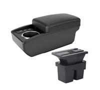 Para Suzuki Para Jimny JB74 2019-2024, Conjunto De Almacenamiento De La Caja Del Reposabrazos Central Del Automóvil Caja de Almacenamiento para Apoyabrazos(Black-B3)