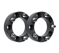 Para Suzuki Para Jimny Para Sierra Placa Brida Espaciadores Rueda Adaptador Cubo Ensanchado Aleación Aluminio(2PCS Black 30mm)