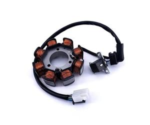 Para Suzuki para LINDY 125 para UM125 para LINDY125R para Lindy 125cc HJ125T-18 motocicleta bicicleta generador estator bobina 8 polos Magneto Bobina Estator Magneto Generador