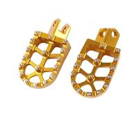 para Suzuki para RM125 para RM250 para RM250Z para RMX250 para RM 125 250 Reposapiés Motocicleta Pedales De Apoyo Reposapiés Delanteros(Gold)