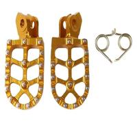 para Suzuki para RMZ250 RMZ450 para RMX450Z RMZ 250 450 2008-2018 Accesorios Reposapiés Estriberas Anchas para Todoterreno Pedales Antideslizantes Reposapiés Motocicleta(Oro)