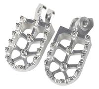 para Suzuki para RMZ250 RMZ450 RMX450Z RM-Z250 para RM-Z450 RM-Z 250 RMX 450Z Reposapiés Estriberas Pedales Placa Todoterreno Ancho Reposapiés Motocicleta(Plata)