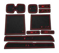 para Suzuki para Swift 2005-2014 Alfombrilla Antideslizante para Ranura Puerta Coche Almohadilla Goma para Posavasos Alfombrilla Antideslizante Ranura Puerta(Bianco)