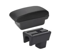 Para Suzuki Para Swift 2005-2024 Caja De Reposabrazos Interior Coche Accesorios Para El Coche(B2 Línea negra 3USB)