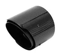 Para Suzuki Para Swift 2018 2019 2020 Sistema Escape Fibra Carbono Automóvil Punta Tubo Silenciador Acero Inoxidable Negro Decoraciones Silenciadores(B)
