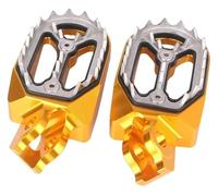 para Suzuki RMZ 250 para RMZ450 2010 2011 2012 2013 2014 2015 Reposapiés Todoterreno Reposapiés Anchos Pedales Antideslizantes Reposapiés Motocicleta(Oro)