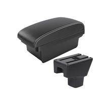 Para Suzuki Sx4 Caja De Reposabrazos Interior Del Coche Caja De Reposabrazos De Almacenamiento USB(A3 Negro blanco NOUSB)