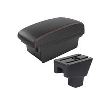 Para Suzuki Sx4 Caja De Reposabrazos Interior Del Coche Caja De Reposabrazos De Almacenamiento USB(A1 Negro rojo SIN USB)