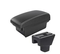 Para Suzuki Sx4 Reposabrazos Coche Interior Caja Reposabrazos Coche Caja Almacenamiento(B3 Negro blanco 3 USB)