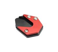 Para Suzuki V-Strom 250 DL250 DL 250 VSTROM GW250 GSX250R Motocicleta CNC Kickstand Pie Soporte Lateral Extensión Pad Placa De Soporte Ampliar Soporte(Rojo)