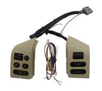 Para SYLPHY Y Para Nissan Para LIVINA Para TIIDA Botones Control Del Volante Con Cables Retroiluminación Botones Interruptor Control Volante Teclas Multifu(Beigepit Switch-Wire)