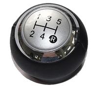 Para T&oyota Para AURIS 2007-2011 5/6 Velocidad Perilla Cambio Marchas Para Coche Palanca Gaitor Cubierta Arranque Auto Funda Pomo cambios marcha(: 5 Speed-silver)