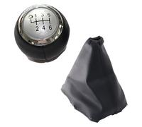 Para T&oyota Para AURIS 2007-2011 5/6 Velocidad Perilla Cambio Marchas Para Coche Palanca Gaitor Cubierta Arranque Auto Funda Pomo cambios marcha(6 Speed Silver Set)