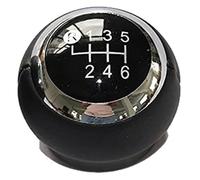 Para T&oyota Para Avensis III Para T27 2008-2015 5/6 Perilla Cambio Velocidad Palanca Gaitor Bota Perilla Palanca Cambios Funda Pomo cambios marcha(6 Speed Black Knob)