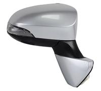 Para T&oyota Para Verso 2014 2015 2016 Con Luces Direccionales Espejos Exteriores Ajuste Eléctrico Espejo Retrovisor Completo(Silver-Right(Driver Side))