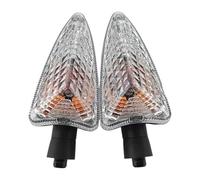 para T&riumph para Day&Tona 675/R para Tiger 800/XC para G650GS R1200RS R1200 GS 2 Uds Luces Señal De Giro para Motocicleta Indicador Delantero/Trasero Señal De Giro para Motocicleta(21mm Clear)