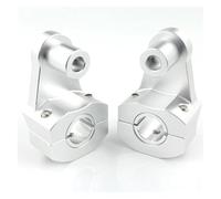 para T&riumph para Scrambler 2006-2016 para Velocidad para Triple 1993-2007 Elevadores Barra Manillar 7/8 "22mm Elevadores De Manillar De Motocicleta Motocicleta Manillar Riser(Titanium)