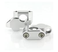 para T&riumph para Scrambler para EFI 2006-2019 22mm 7/8 Elevadores De Manillar De Motocicleta Soporte Extensible Elevadores De Barra De Mango Motocicleta Manillar Riser(Plata)