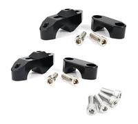 para T&riumph para Speed para Triple 1050i para Speed para Triple R Elevador Manillar hacia Movido hacia Arriba Elevador Montaje Elevador Barra Motocicleta Manillar Riser(Negro)