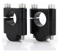 para T&riumph para Speed para Triple 1050i R para RS S 28mm 1 1/8 "elevadores De Manillar DMotocicleta Abrazaderas Elevadores Barra Mango Aluminio Motocicleta Manillar Riser(Black Riser 30mm)