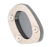 para T&riumph para Speed Twin 1200 2019-2021 Accesorios De Motocicleta CNC Pata De Cabra Placa De Soporte De Extensión De Soporte Lateral Placa De Soporte Motocicleta(Gray a)