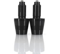 para T&riumph para Tiger 850 900 900GT para Sport para Rally Pro para Low para America LT Extremos De Manillar De Motocicleta Contrapesos De Barra Contrapesos Manillar Moto(1 Pairs Black-b)