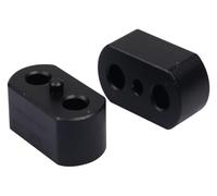 para T&riumph para Tiger para 800 XC XCA XCX XR XRX Accesorios Elevadores Manillar Motocicleta Abrazadera Montaje Abrazadera De Elevación Elevador Motocicleta Manillar Riser(Negro)