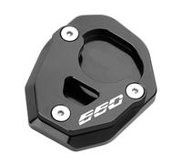 para T&riumph para Trident 660 2021 2022 Extensión De Soporte para Motocicleta Soporte Lateral Placa De Soporte Agrandador Placa De Soporte Motocicleta(C)