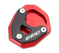 para T&riumph para Trident 660 2021 2022 Extensión De Soporte para Motocicleta Soporte Lateral Placa De Soporte Agrandador Placa De Soporte Motocicleta(B)