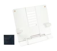 para tabla de Macrame - plegable ajustable, marco de exhibición artesanal de bricolaje | Robusto caballete de mesa para libros de partituras, revistas, tabletas recetas Tessitu