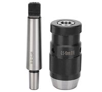 Para taladradora de columna MT3 ? B16 Portabrocas sin llave de 0,5-16 mm Dispositivo de liberaci¨®n r¨¢pida con cono Morse adecuado para taladradora de columna, fresadora, torno