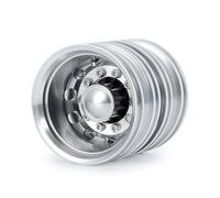 Para Tamiya 1/14 Llanta Delantera Aleación Aluminio Rueda Trasera Bujes Camión Tractor Remolque Neumáticos Coche Carga Modelo Piezas Mejora Piezas ReparacióN Rc(R-03 1PCS)