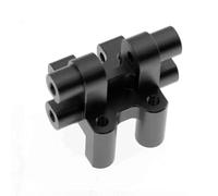 Para Tamiya 58719 1/10 Para BBX Bb01-01 Soporte Suspensión Delantera Metal Para Kit Brazo Asiento Accesorios Para Coche RC Piezas Actualización Modelo Crawler Piezas Actualización RC(Black)