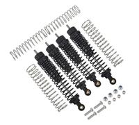 Para Tamiya Chasis CW-01 Para Lunch Box Midnight Pumpkin Para Unimog 406 Amortiguadores Aceite Aleación Aluminio Piezas De Mejora RC Mejoras(Black)