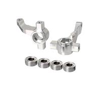 Para Tamiya DT-04 Para Fighter Para Nxgen LCX 1/10 Dirección Delantera RC Camión Carreras Coche Mejoras Piezas Accesorios Cazoleta DireccióN Rc(Silver)