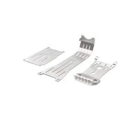 Para Tamiya Para Hotshot II 2024 58737 1/10 Chasis Acero Inoxidable Placa Protectora Eje Protector Actualización Coche RC Accesorios Repuesto Chasis RC