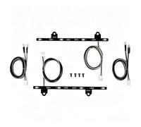 para Tamiya para Scania 770S 6X4 56368 8X4 56371 1/14 RC Camión Coche PCB Negro 5V Falda Lateral Luz DIY Piezas para Juguetes RC Orugas Maquetas