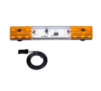 Para Tamiya Para Scania 770S R620 Para Volvo FH16XL 750 Para Benz Arocs 1/14 Luz De Advertencia Giratoria De 360° Lámpara De Techo Camión Volquete RC Coche Paquete Luces Flash RC(Yellow)