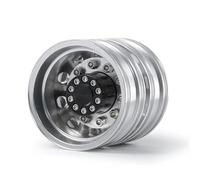 Para Tamiya Para Scania 770S R620 Para Volvo Para Benz Arocs Para Man 1/14 Llanta Rueda Trasera Aleación Aluminio Buje 10Radios Piezas Tractor Coche RC RC Juguetes(1PCS)