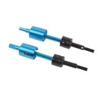 Para Tamiya Para TT-02 Para TT-01 1/10 Aluminio Para Kit Eje Transmisión Oscilación Piezas Actualización Chasis Modificación Reparación Auto RC Drift Piezas(Blue)