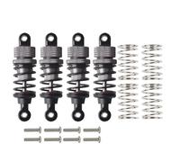 Para Tamiya Para TT-02 Para TT-01 M05 M06 Escala 1/10 Para Coches Carreras RC Drift Piezas Para Chasis Amortiguador Aceite Aluminio 4 Piezas Amortiguador Rc(Grey 4pcs)