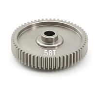 Para Tamiya Para TT01 Engranaje Recto Acero Set 55T 58T 61T 51004 53665 Engranaje Transmisión Metal RC Piezas Mejora Accesorios RC Maquetas Componentes(58T)