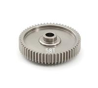 Para Tamiya Para TT01 Para TT-01 1/10 55T 58T 61T Engranaje Recto De Alta Velocidad 51004 53665 Piezas De Actualización De Coche RC Accesorios Repuestos Juguetes RC(58T)