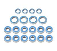 Para Tamiya Para TT01 Para TT-01 TT01E TT01D Para TT02B Kit De 20 Rodamientos De Bolas Sellados De Goma Accesorios De Piezas De Actualización De Coche RC Repuesto ActualizacióN Rc