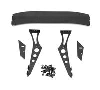 para Tamiya para TT01 para TT02 XV01 PTG2 para HSP 94123 FW06 para Sakura 1/10 RC Piezas Mejora Coche Alerón Trasero Metal RC Coches Repuestos