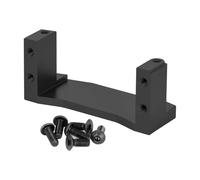 Para Tamiya Para TT02 1/10 1PCS Soporte De Base De Montaje De Servo De Aluminio 54977 Accesorios De Piezas De Actualización De Coche RC Piezas De Actualización Repuestos Juguetes RC(Black)