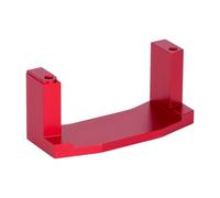 Para Tamiya Para TT02 Para TT-02 1/10 1PCS Soporte Base Montaje De Servo Aluminio 54977 Accesorios Piezas Actualización De Coche RC Maquetas Orugas RC(Red)