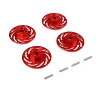 Para Tamiya Para TT02 Para TT01 Para TT-02 1/10 Disco Rotor Freno Aleación Aluminio Accesorios Actualizaciones Coche RC Rc Maquetas Piezas(Red)