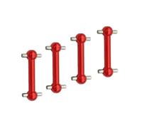 Para Tamiya TT02D TT02S Para TT-02 4 Piezas Eje Transmisión Dog Bone 1:10 RC Y Accesorios Vehículos Orugas Repuestos Y Mejoras Accesorios coches RC(Red)