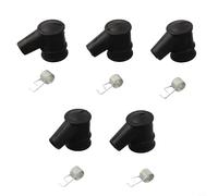 Para tapas de bobina de encendido y piezas de repuesto de resorte, paquete de 5 para modelos de motosierra para 4500 5200 5800 y unidades equivalentes de 45 CC 52 CC 58 CC